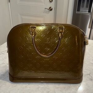 Louis Vuitton Bronze Alma Satchel